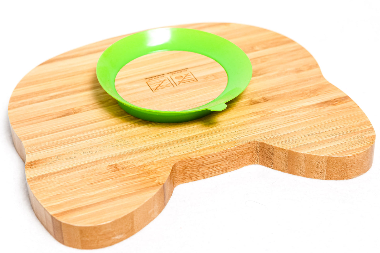 Cat Shaped Bamboo Suction Plate - Pink